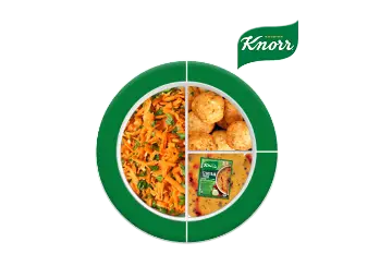 Knorr ile Besleyici Ramazan Tabakları: Knorr Biberli Ezogelin Çorbası, Tavuk Köfte, Havuç Salatası