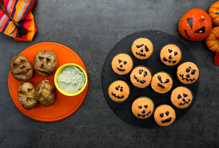 Halloween Cupcake & Zombi Patates 