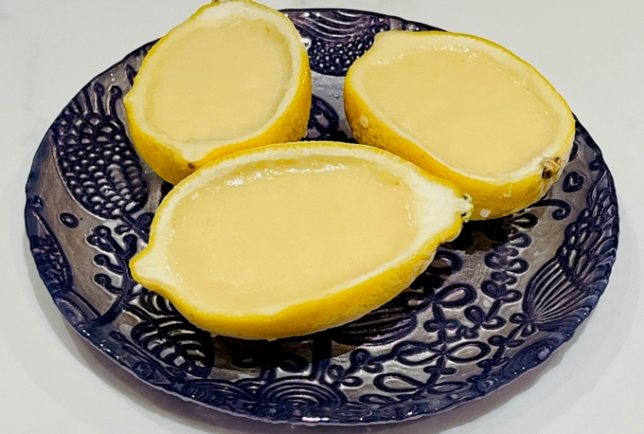 Viral Limon İçinde Limonlu Pudding Tarifi (Lemon Posset )