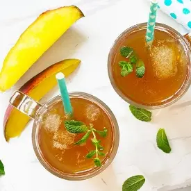 Mango ve Ananas Aromalı: Soğuk Yeşil Çay Tarifi